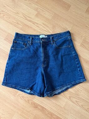 Abercrombie & Fitch Blue High-Rise Denim Shorts
